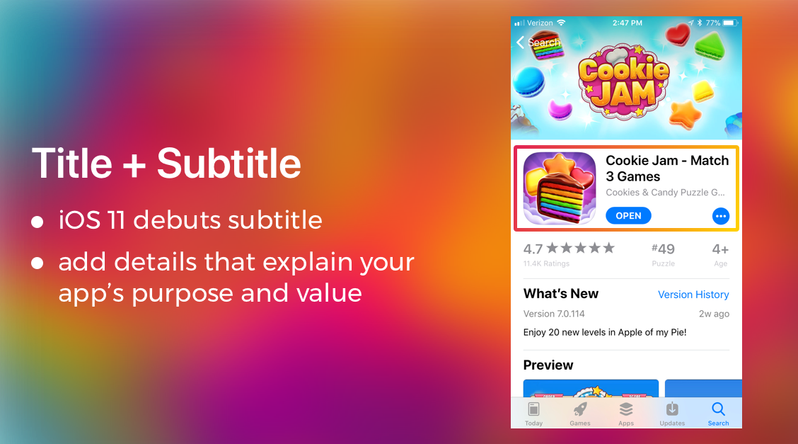 Title & Subtitle| ASO App Update | The ASO Project Blog | App Optimization Company