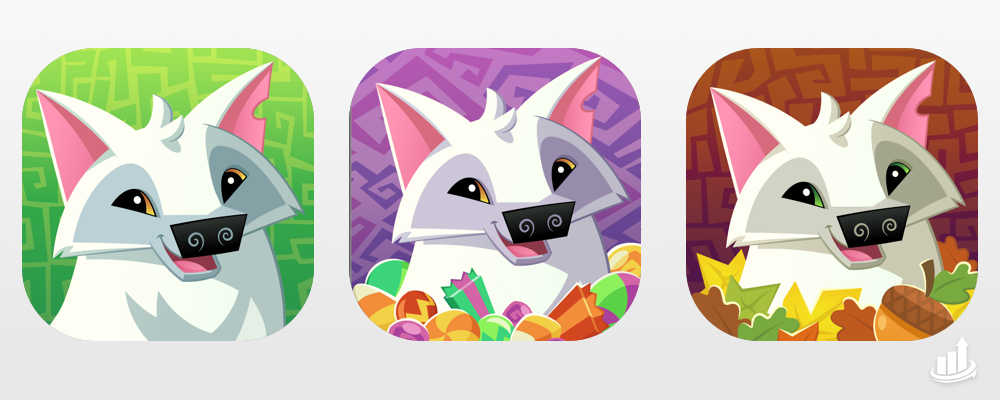 Holiday Icons - Christmas App Store Optimization | Wildworks Animal Jam | The ASO Project