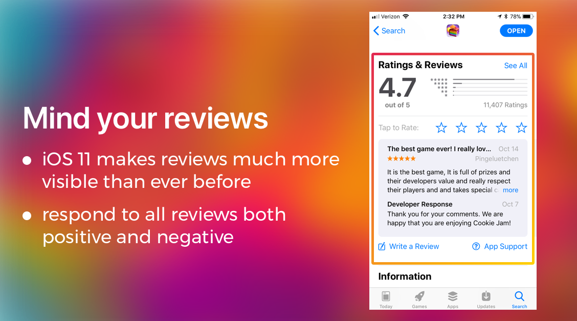 Reviews Update | ASO App Update | The ASO Project Blog | App Optimization Company