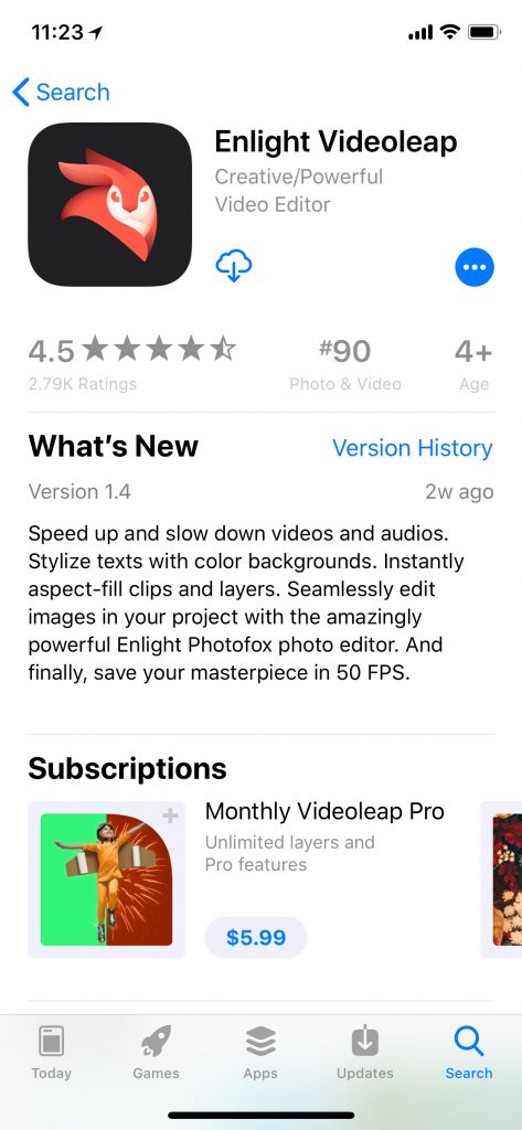 Leveraging Apple's What's New text for ASO | Enlight Example | App Store Optimization Blog